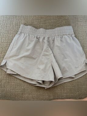 Nike Women’s Light Taupe Athletic Shorts